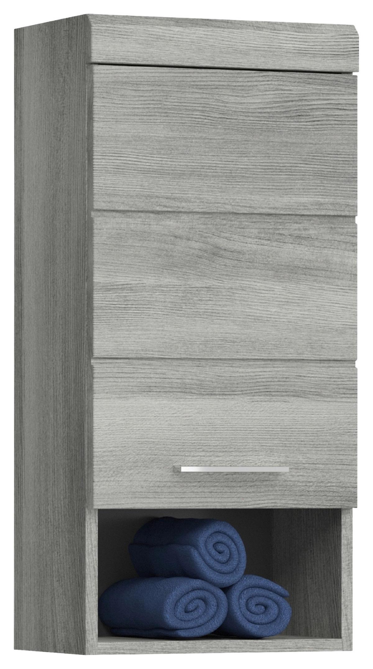 Hängeschrank Bad Soul BxH 37x79 cm,, Silbereichenfarben - Silbereichenfarben, MODERN, Holzwerkstoff (37/79/24cm) - MID.YOU