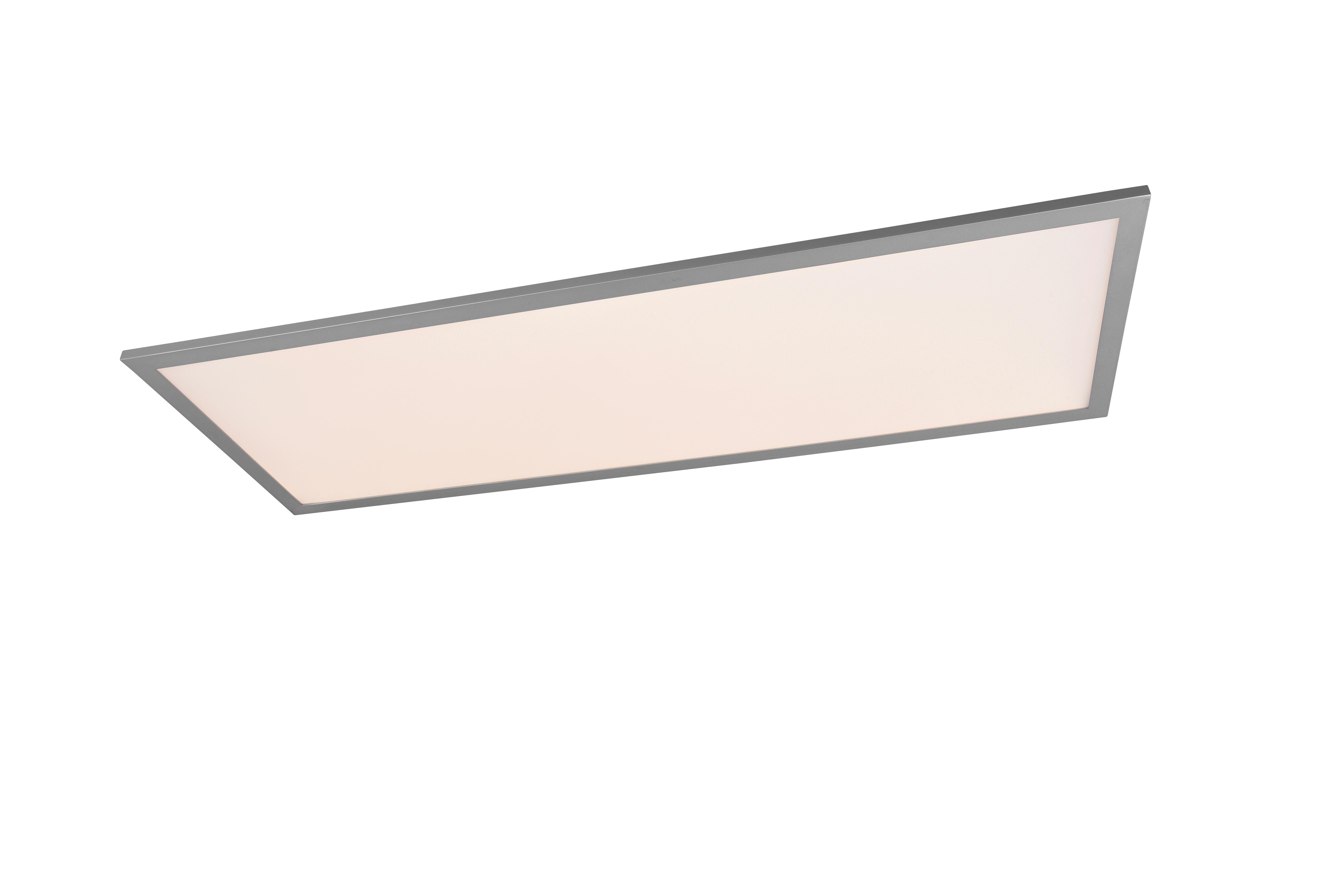 LED-Deckenleuchte Gamma L: 80 cm mit Fernbedienung - Titanfarben, Basics, Metall (80/29/5cm)