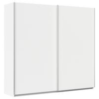 Schwebetürenschrank B: 181cm Feldkirch Alpinweiß - Weiß, MODERN, Holzwerkstoff (225/210/62cm)