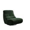Sessel Lucera Waldgrün 360° Drehbar, B: 74 Cm - Waldgrün/Schwarz, Design, Textil (74/85/105cm) - Livetastic