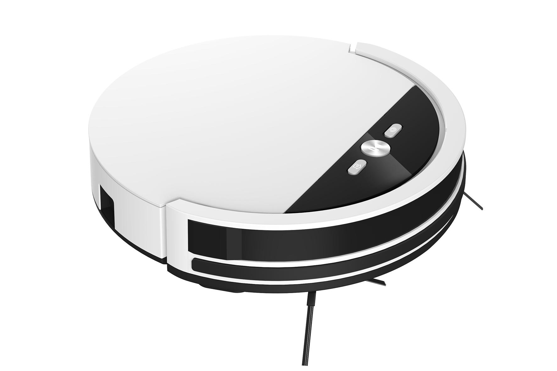 Staubsaugerroboter mit seitlichen Bürsten