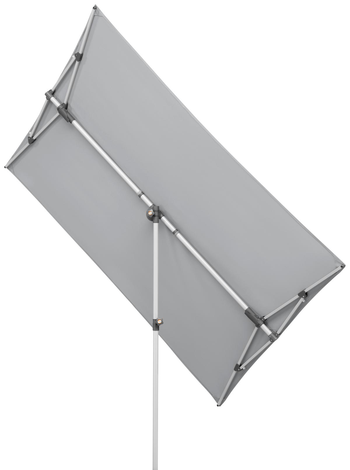 Ampelschirm Novara BxHxT: 190x188x140 cm Hellgrau - Anthrazit/Hellgrau, Basics, Textil/Metall (190/188/140cm) - Schneider