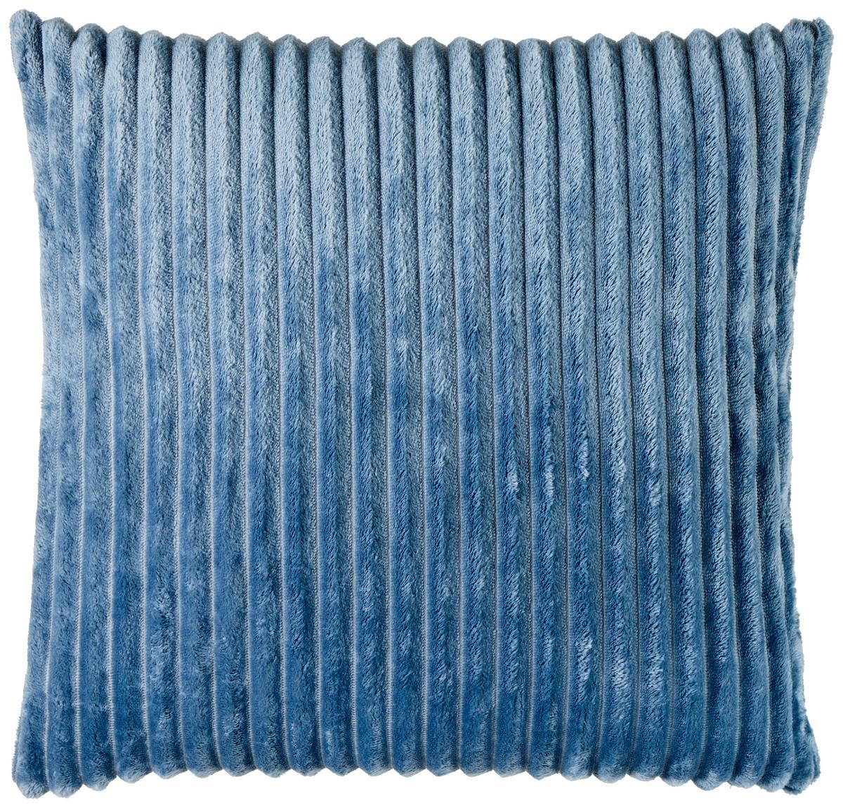 Zierkissen Sina 45x45 cm Polyester Blau mit Zipp - Blau, MODERN, Textil (45/45cm) - Luca Bessoni