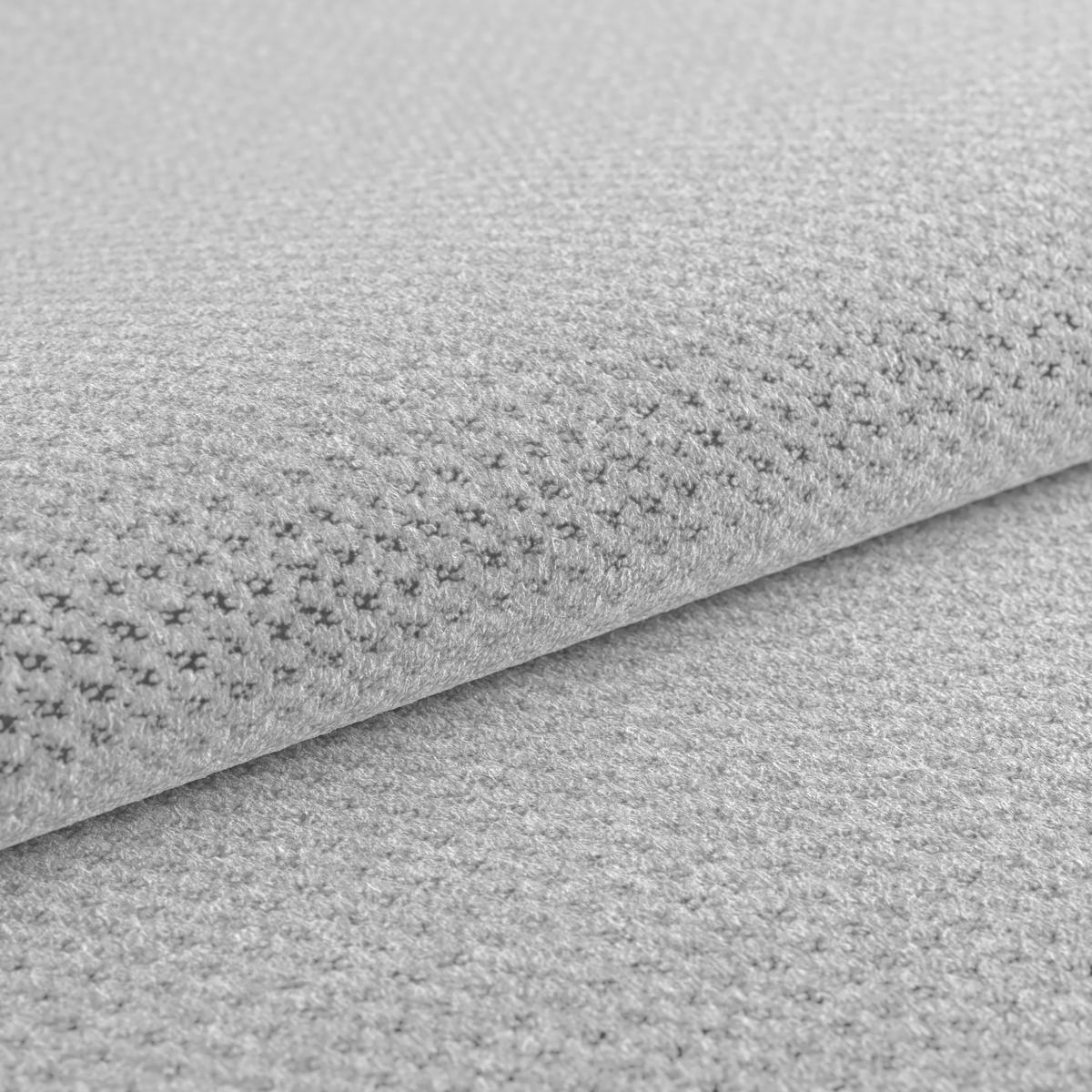 Bigsofa Bull Webstoff dunkelgrau, B: 248 cm - Hellgrau/Schwarz, Design, Textil (248/77-97/108cm) - Luca Bessoni