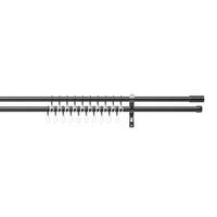 Sada tyčí na závesy JOO 2, 130-240cm - čierna, kov/plast (130-240cm) - Premium Living