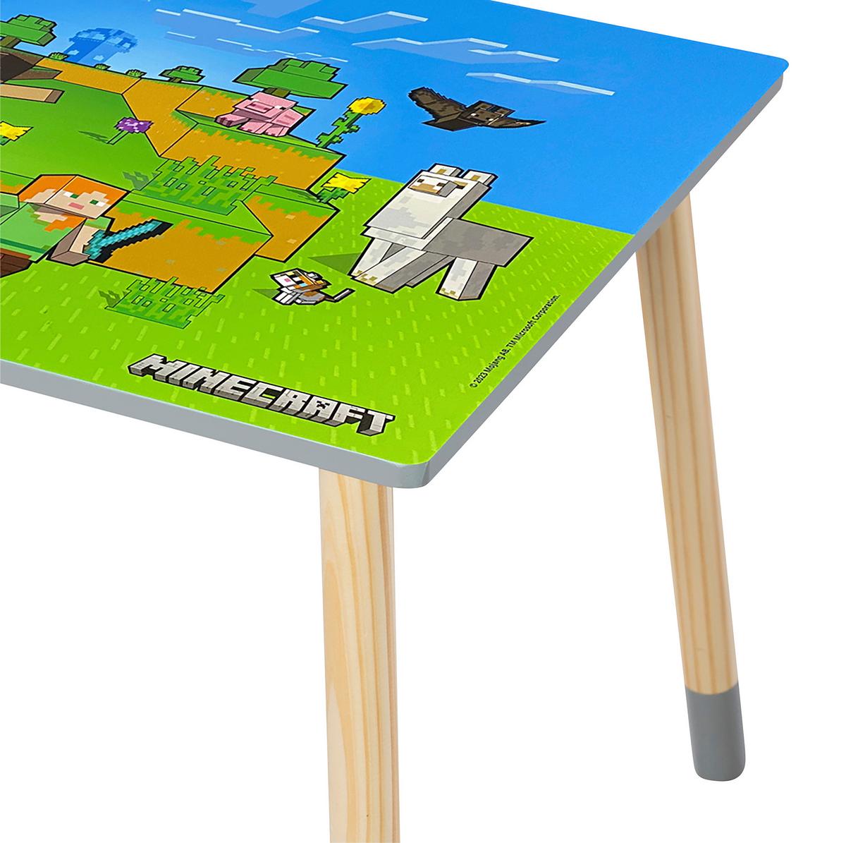 Kindersitzgruppe Minecraft - Multicolor, MODERN, Holz/Holzwerkstoff (60/50/49cm) - Minecraft