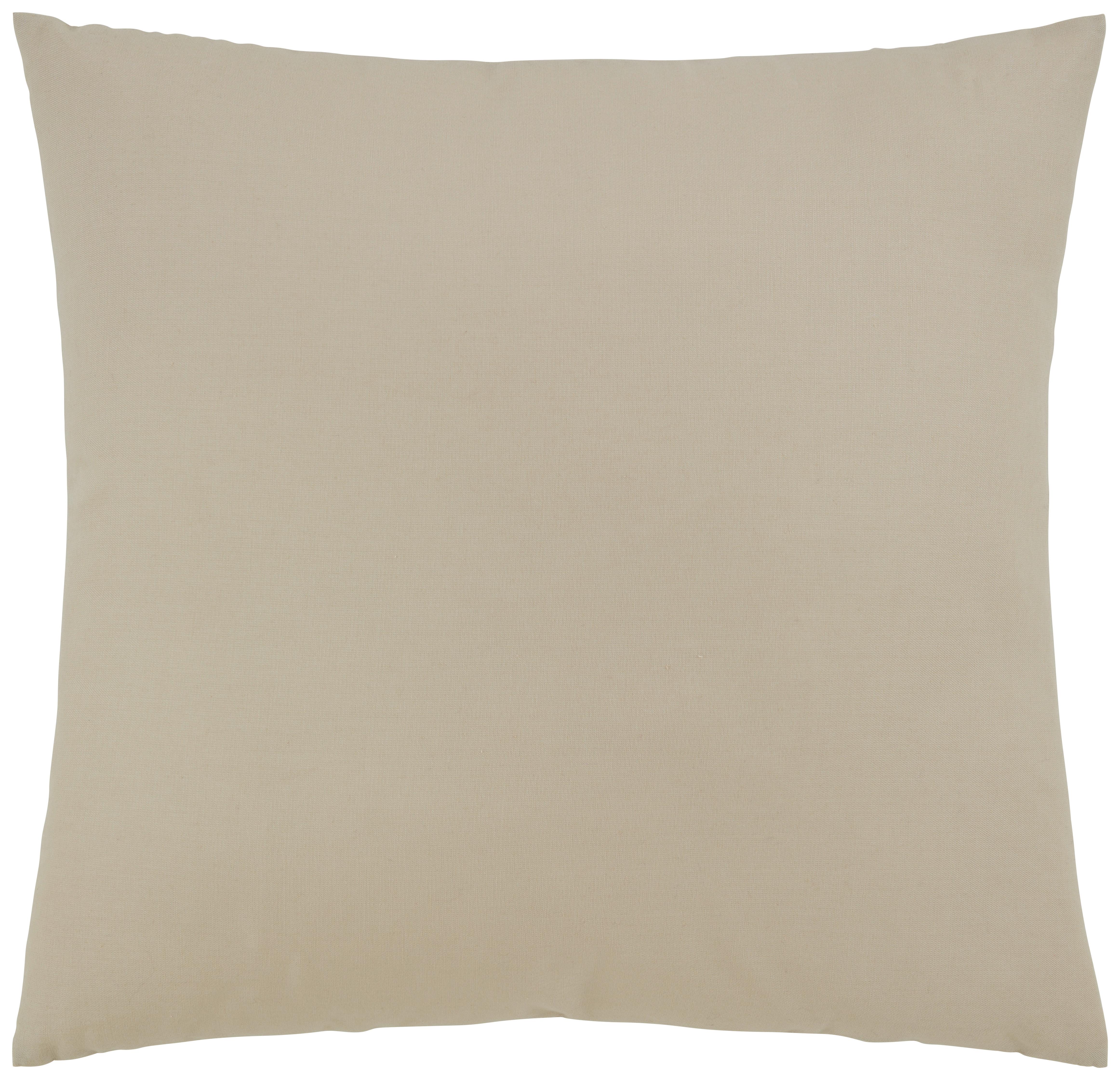 Dekorační Polštář Zippmex, 50/50cm, Béžová - béžová, textil (50/50cm) - Modern Living