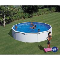 Pool-set Gre Fidji Kit550eco - Weiß, KONVENTIONELL, Metall (550/550/120cm) - Gre