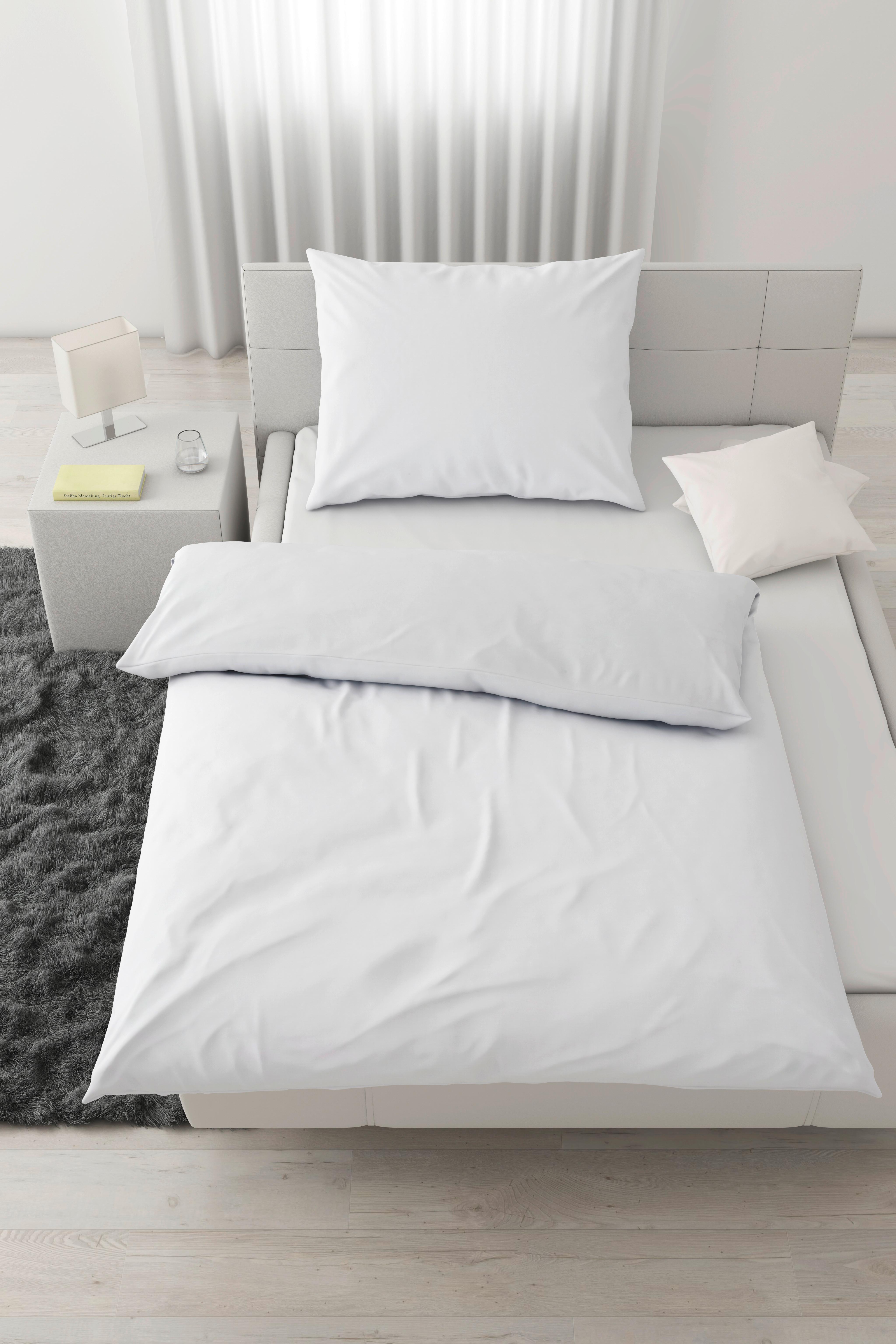POVLEČENÍ Ilvy, 140/200cm, bílá - bílá, Moderní, textil (140/200cm) - Modern Living