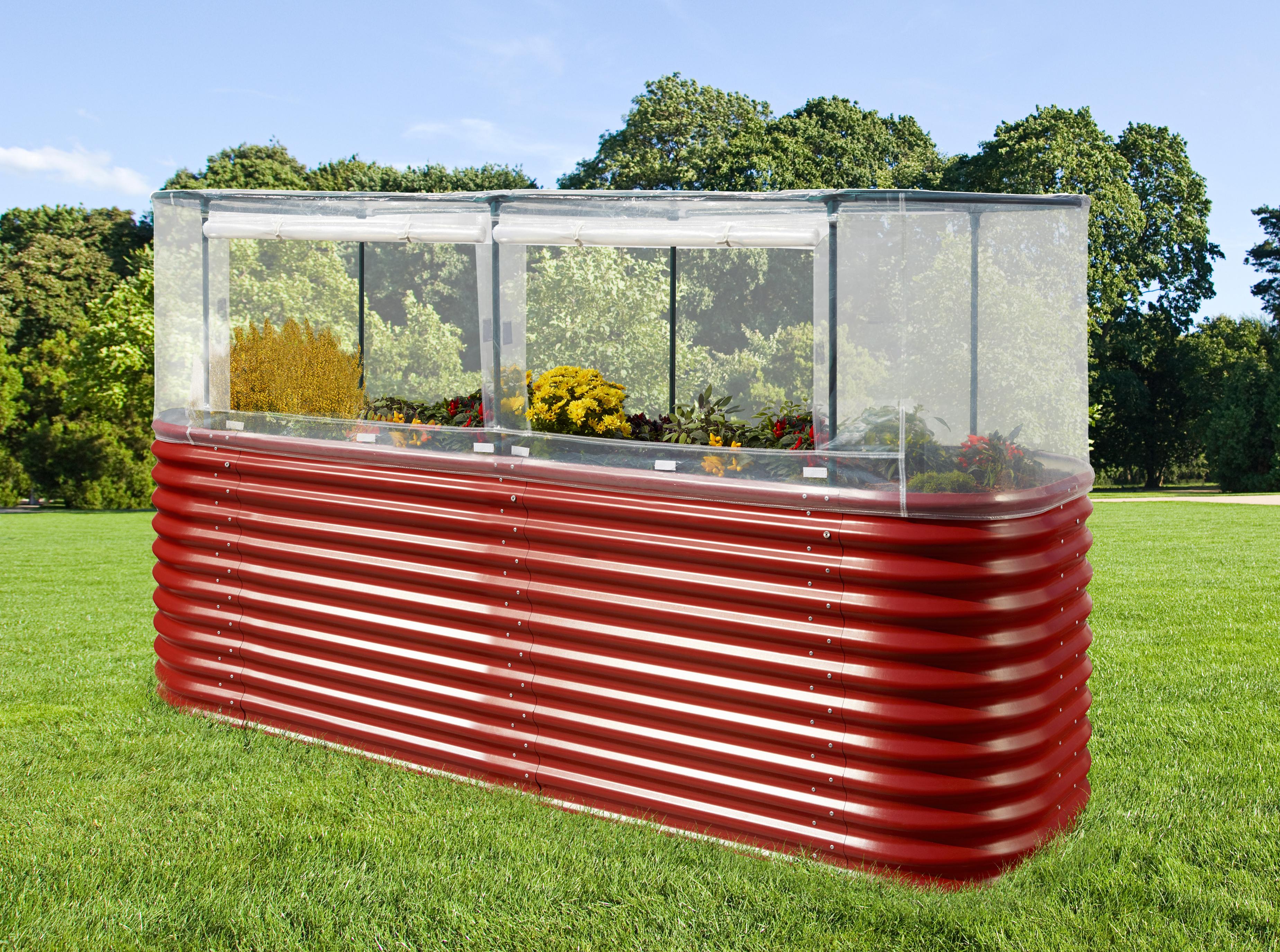 Hochbeet-Erweiterung Abdeckung für Vita Basic - Transparent, Basics, Kunststoff (78/95/238cm)