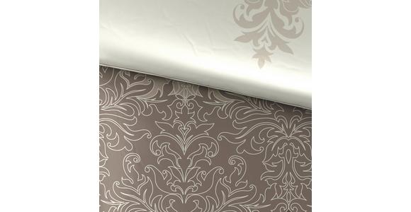 Satin Bettwäsche 140x200 cm Odette Baumwolle Taupe/Beige - Taupe/Beige, ROMANTIK / LANDHAUS, Textil (140/200cm) - James Wood