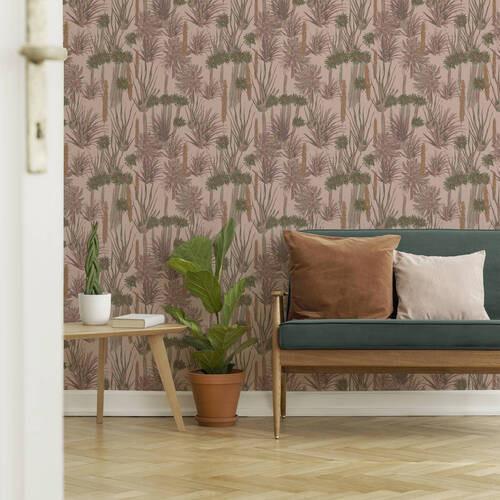Vliestapete 118145 - Pink, Basics, Papier/Kunststoff (52/1000cm)