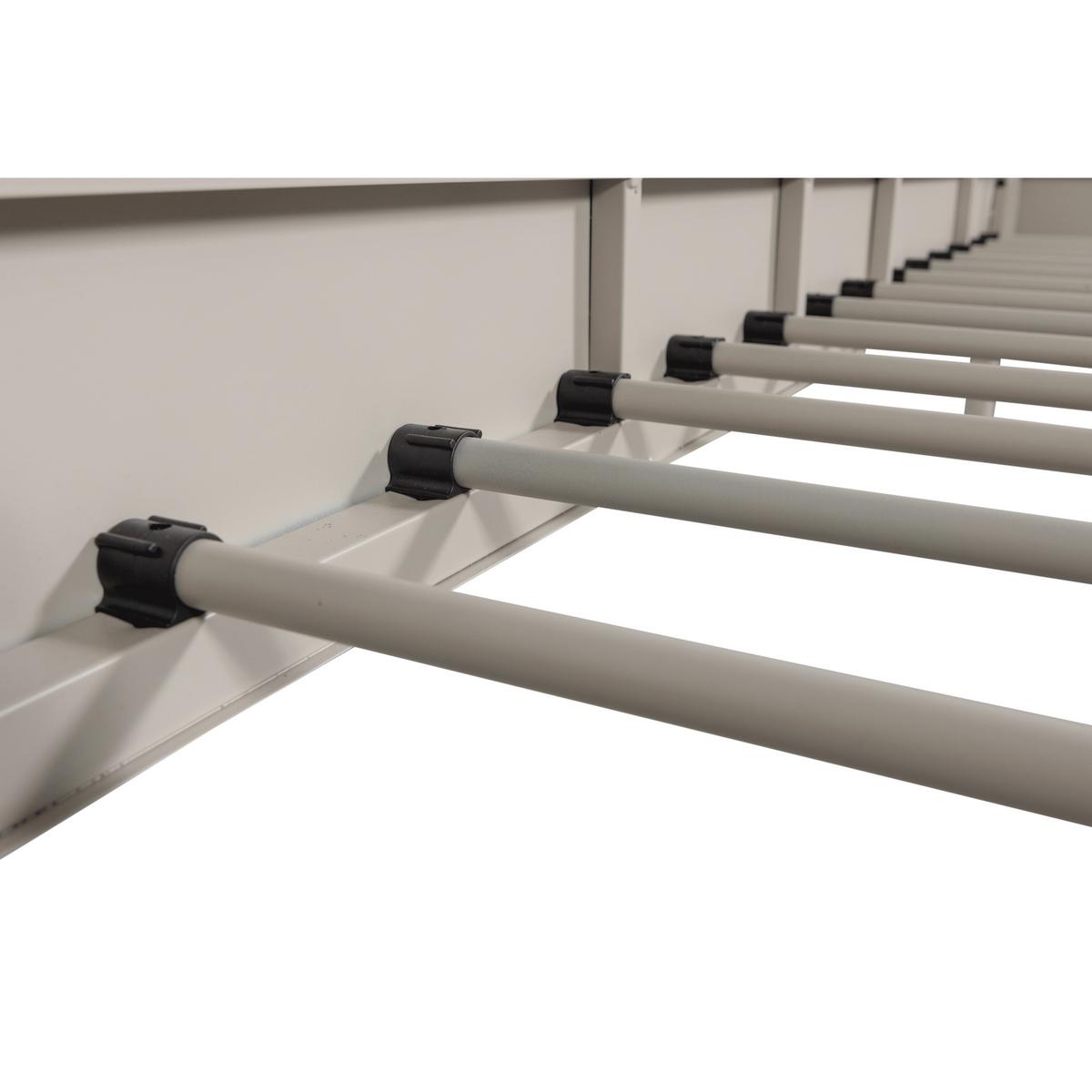 METALLBETT Mata Sandfarben 90x200cm - Sandfarben, Basics, Metall (90/200cm) - MID.YOU