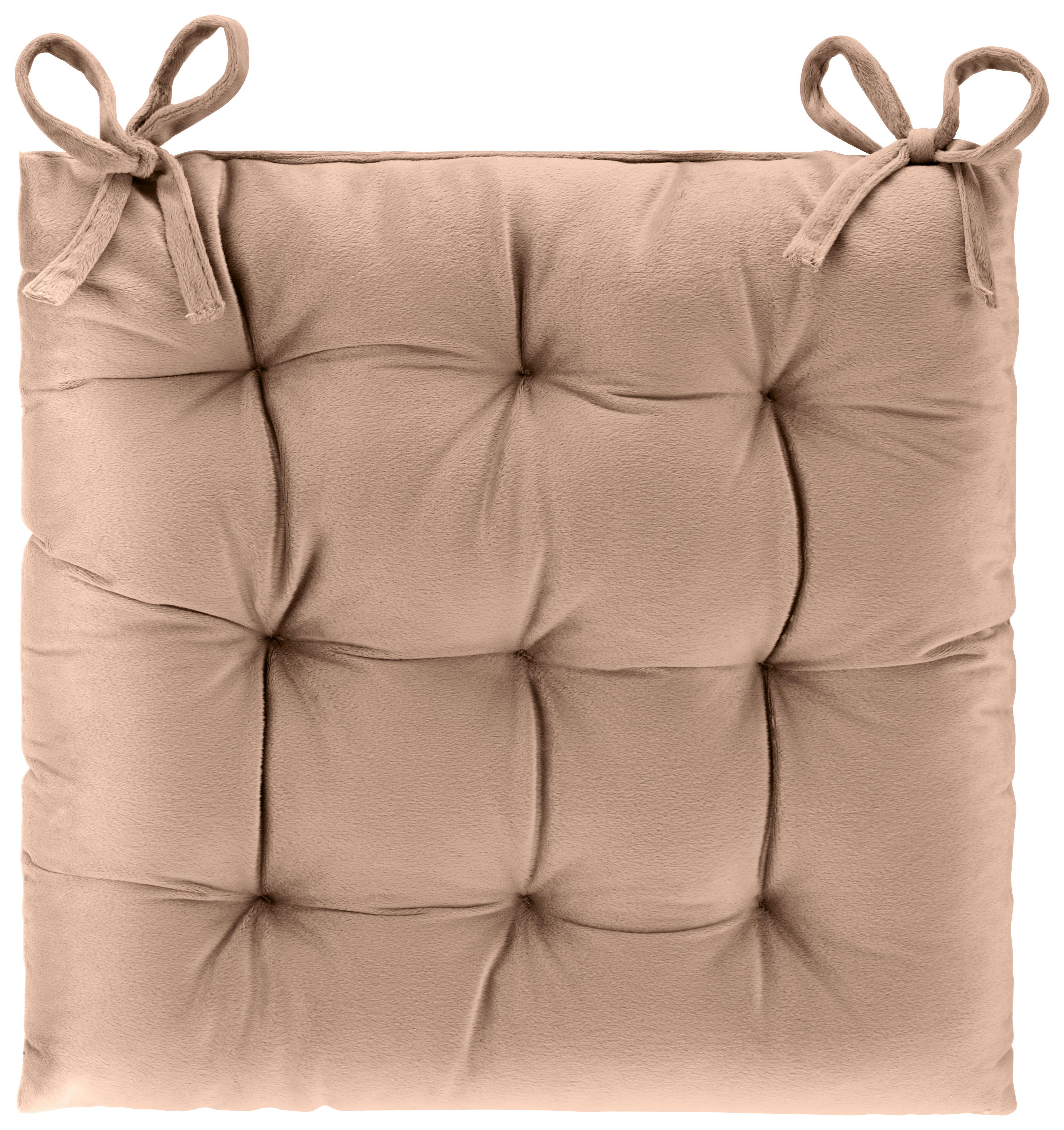 Ülőpárna Franzi Kb. 40/40cm - bézs, Modern, textil (40/40/2cm) - Luca Bessoni
