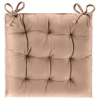Sitzkissen Franzi Beige 40x40x2 cm - Beige, MODERN, Textil (40/40/2cm) - Luca Bessoni