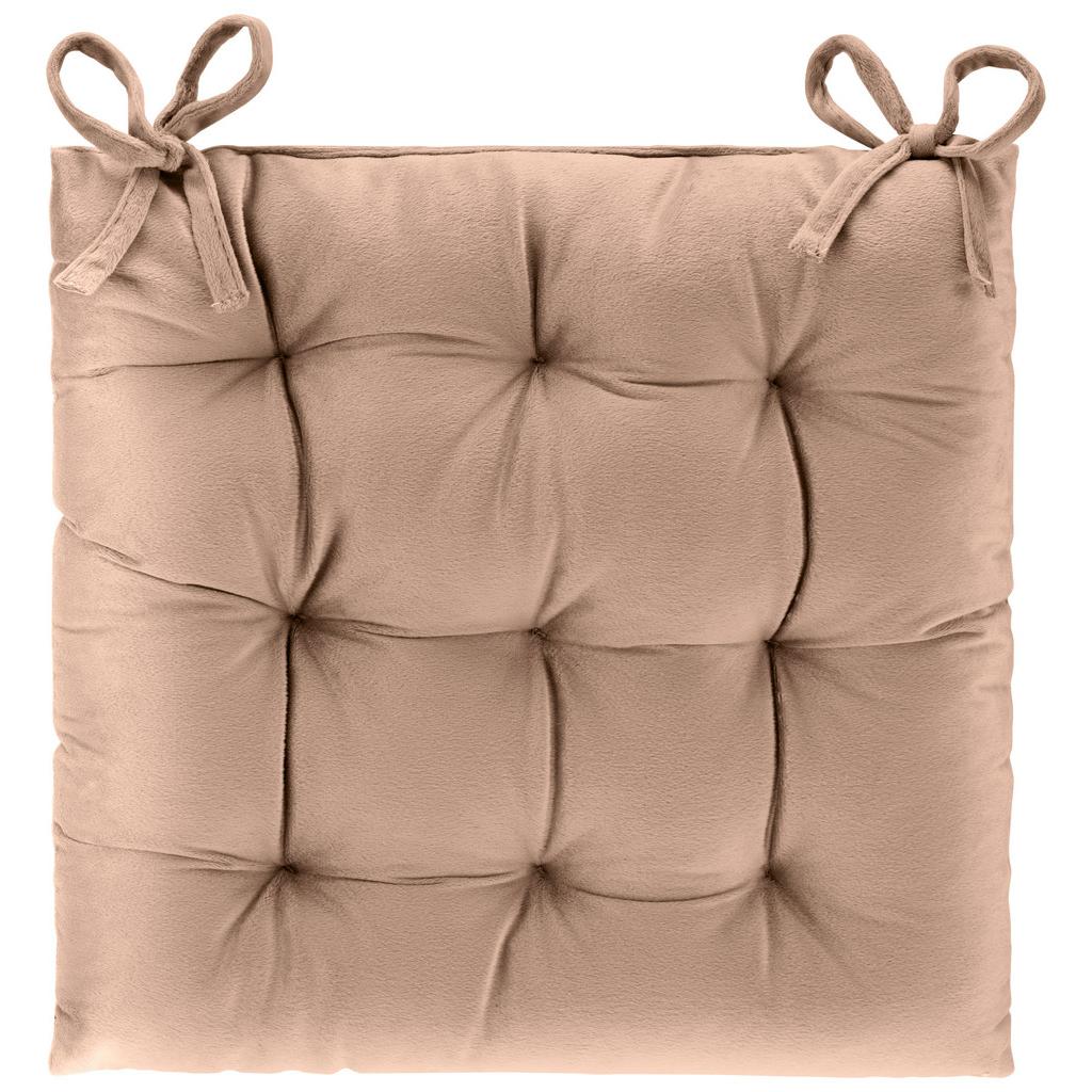 Sitzkissen Franzi Beige 40x40x2 cm