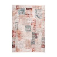 Webteppich Grau/Rosa Akropolis 200x300 cm - Rosa/Grau, Design, Textil (200/300cm) - Kayoom
