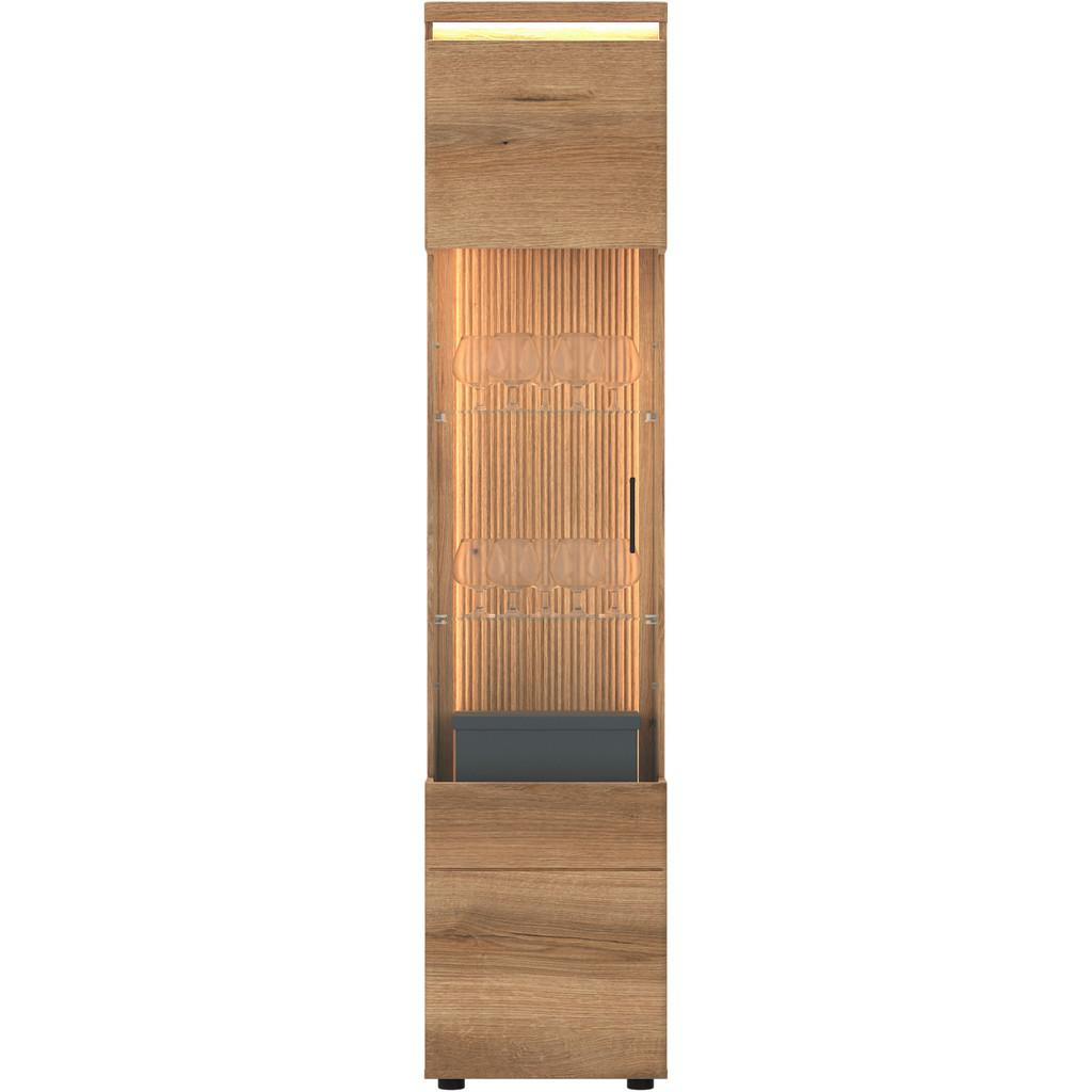 VITRINE Molina Eiche Dekor B: 45cm