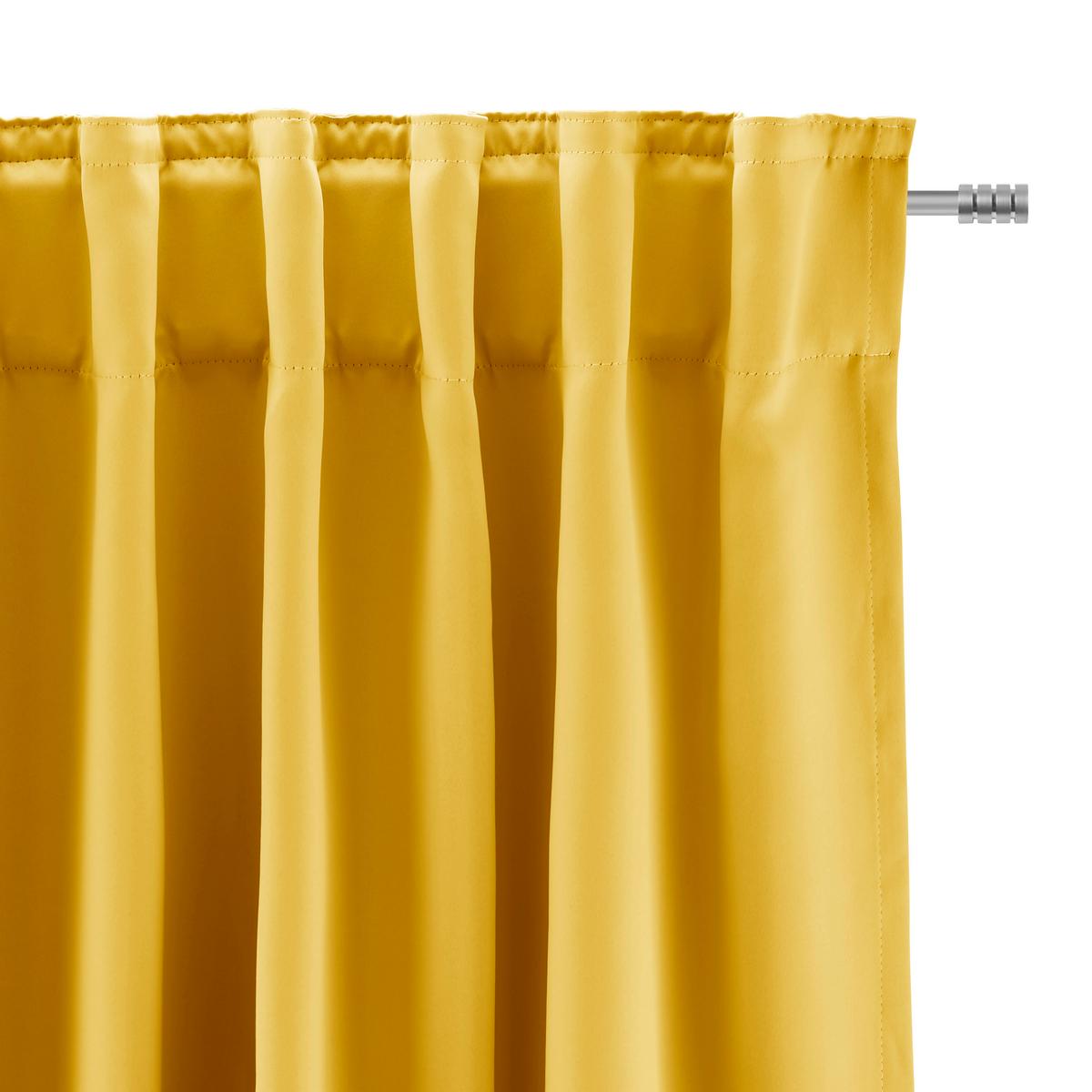 Zatemňovací závěs Riccardo, 140/245cm, žlutá - žlutá, Moderní, textil (140/245cm) - Premium Living