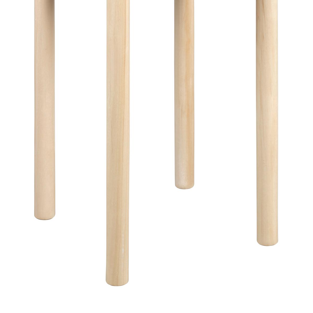 STOHOVATEĽNÝ STOLČEK ANTON -SB- - sivá/kašmírová, Konventionell, drevo/textil (36/45cm) - Mömax