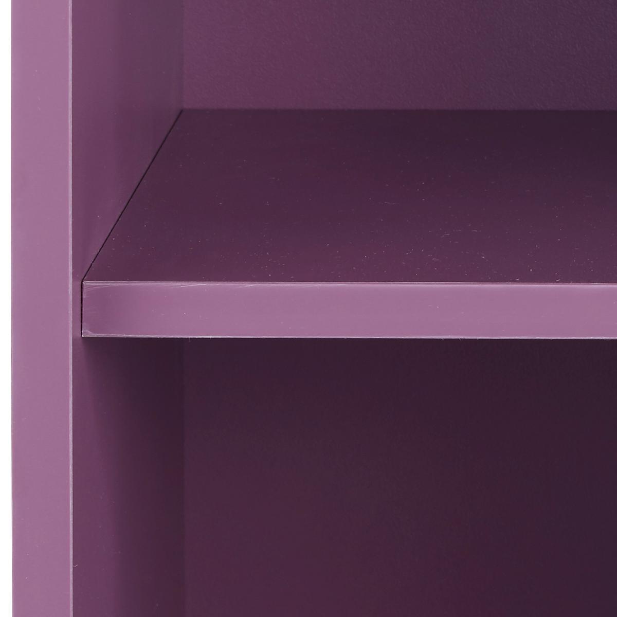 Polc Box - ibolya, Modern, faalapú anyag (23/46/25cm)