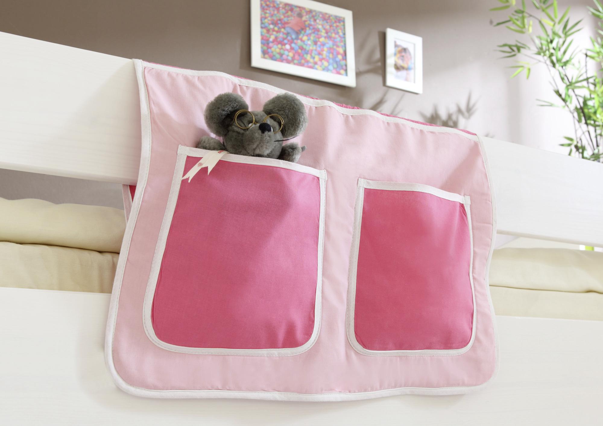 Kapsa na postel růžové - růžová/světle růžová, Konvenční, textil (56/32/2cm) - MID.YOU