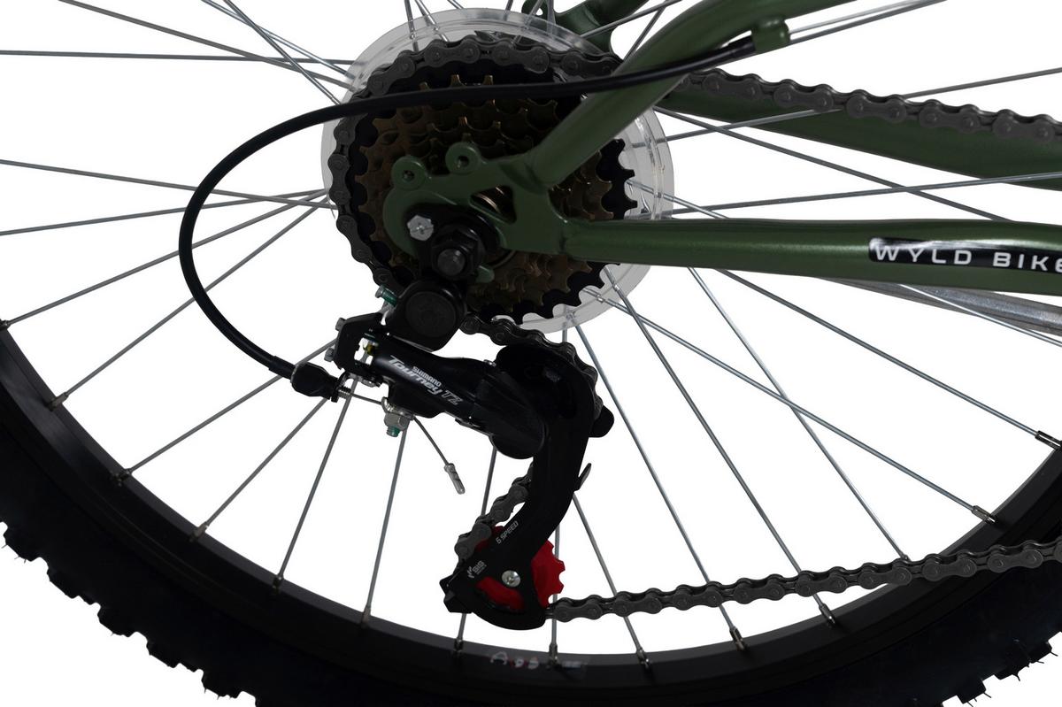 WYLD Kinder Mountainbike Fully grün - Grün, MODERN, Metall (25cm)