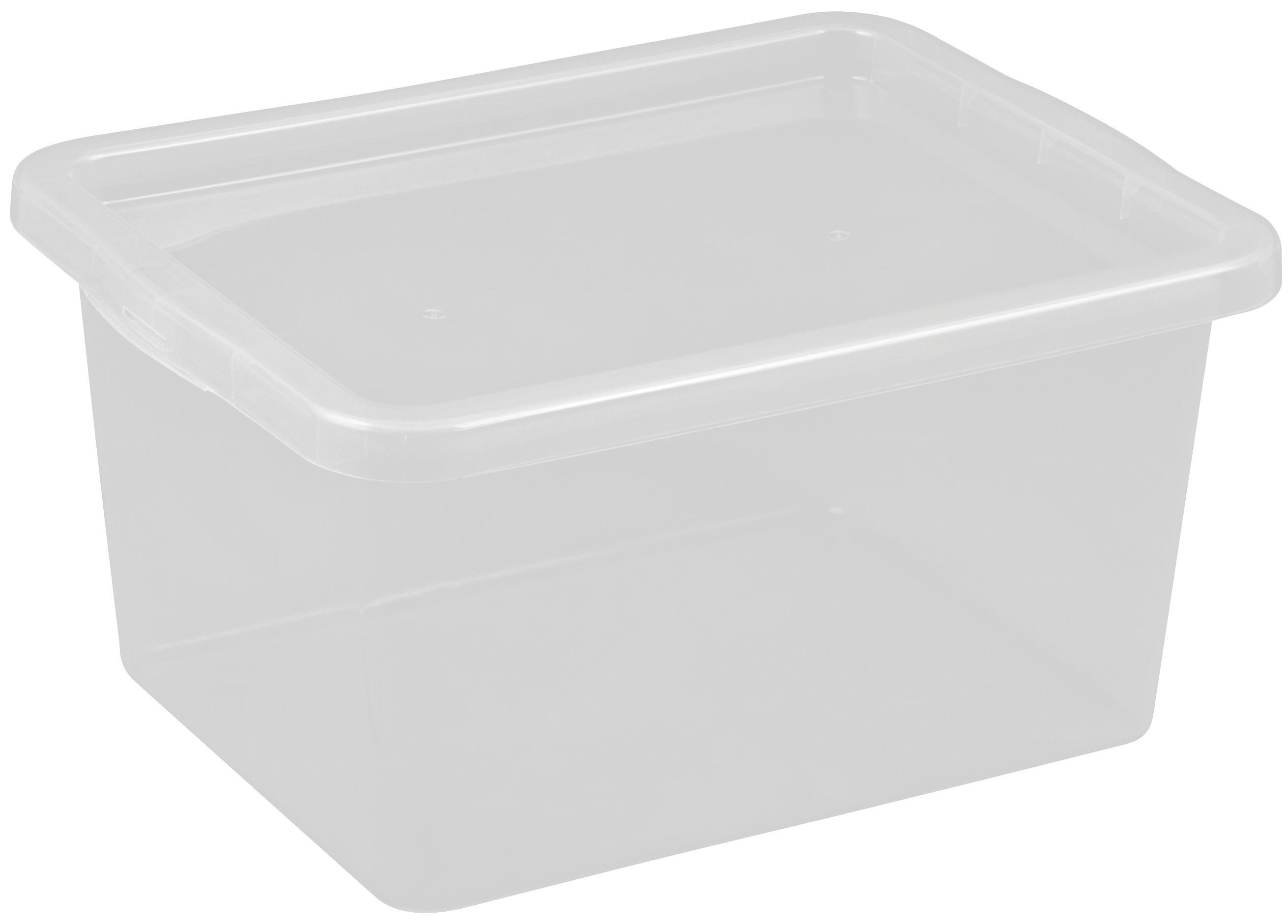 Box S Vekom Vicky, Ca. 20l - priehľadné, Konvenčný, plast (42,5/33,0/21,3cm) - Modern Living