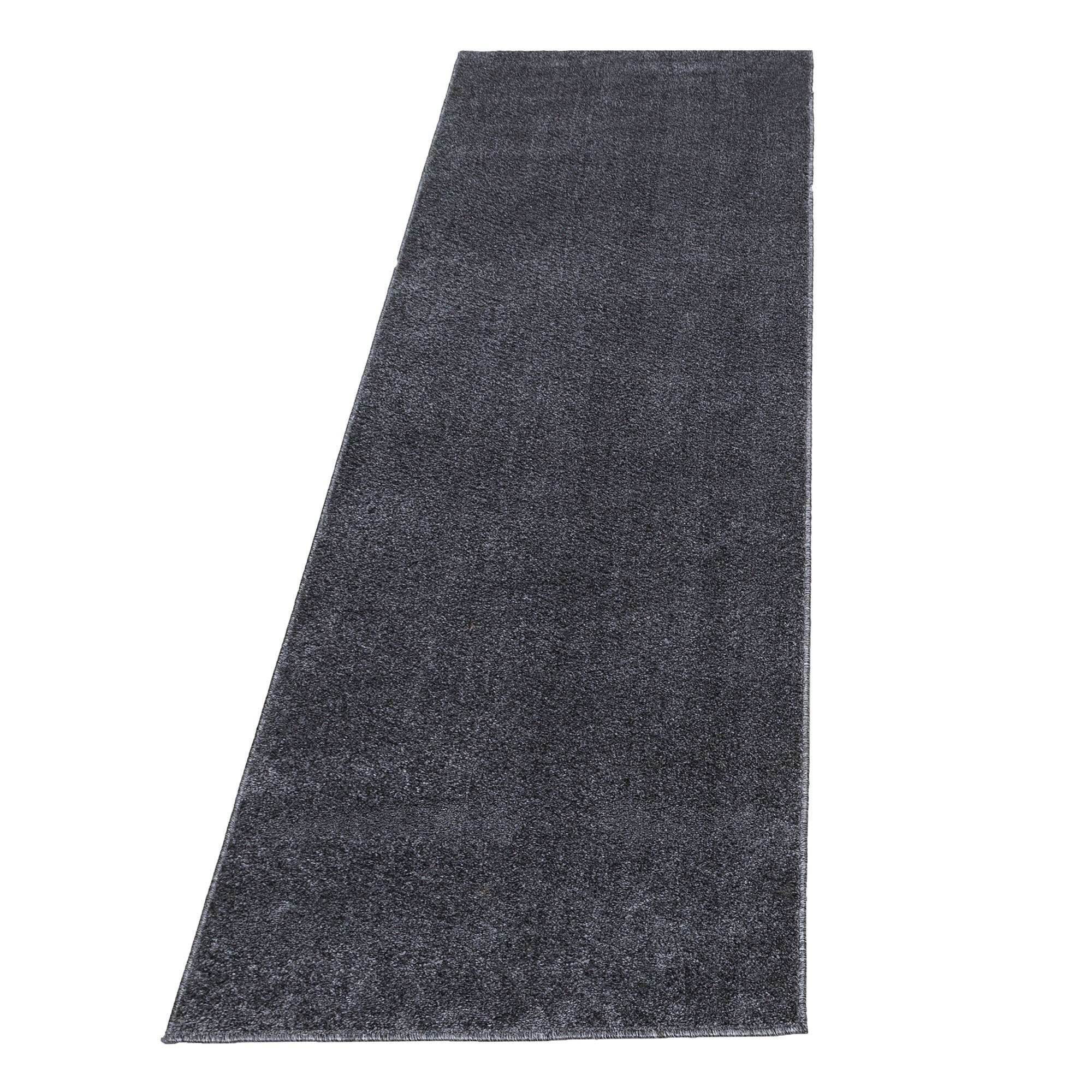 Teppich Läufer Grau Ata 80x250 cm - KONVENTIONELL (80/250cm) - Novel