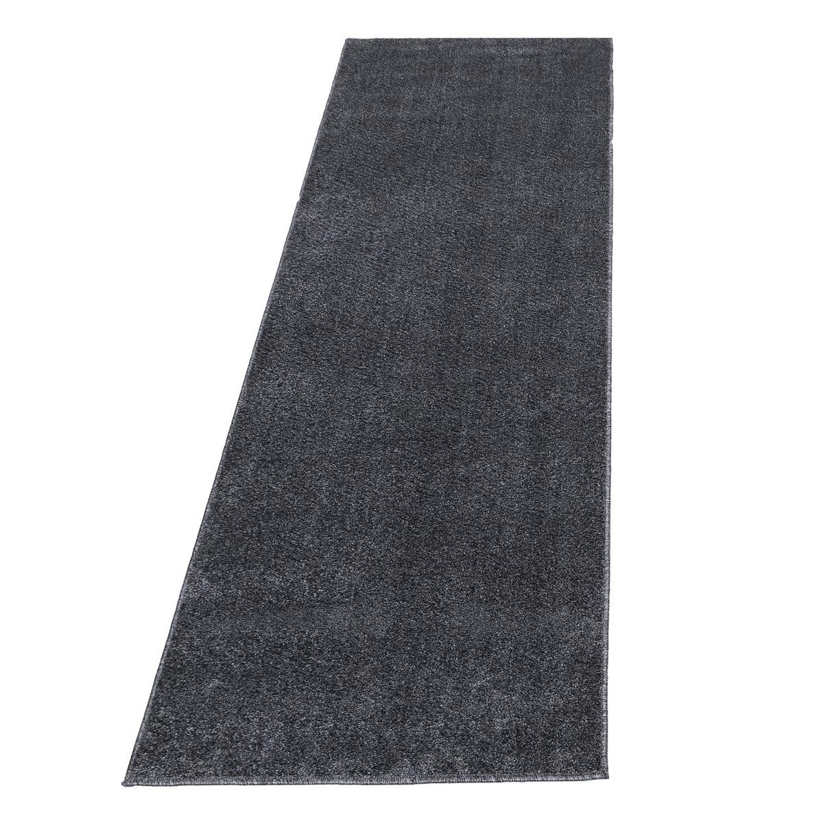 Teppich Läufer Grau Ata 80x250 cm - KONVENTIONELL (80/250cm) - Novel