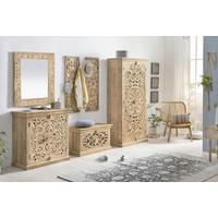 GARDEROBE Dielen Naturfarben B: 260cm - Naturfarben, Design, Holz (260/185/45cm) - MID.YOU