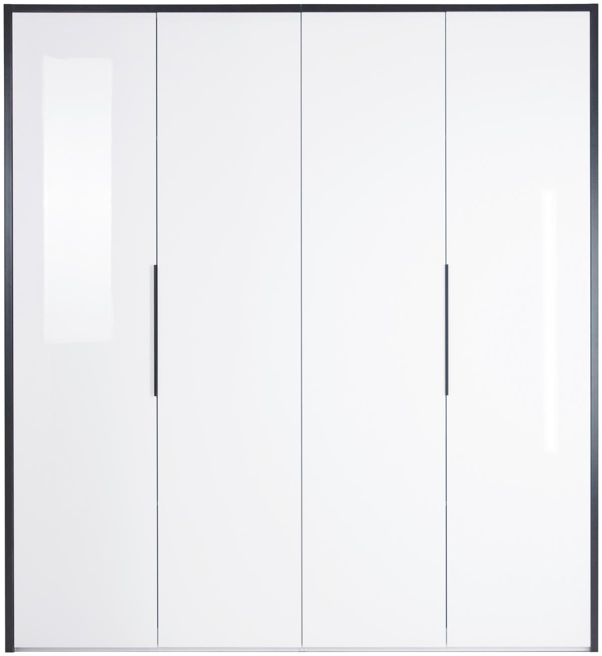 Drehtürenschrank Lucca - Weiß, MODERN, Holzwerkstoff (201/221/60cm)