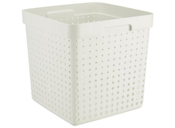 Regálový Košík Seoul - Xl - biela, Konvenčný, plast (29,6/29,6/29,6cm) Regálový Košík Seoul - Xl - biela, Konvenčný, plast (29,6/29,6/29,6cm)