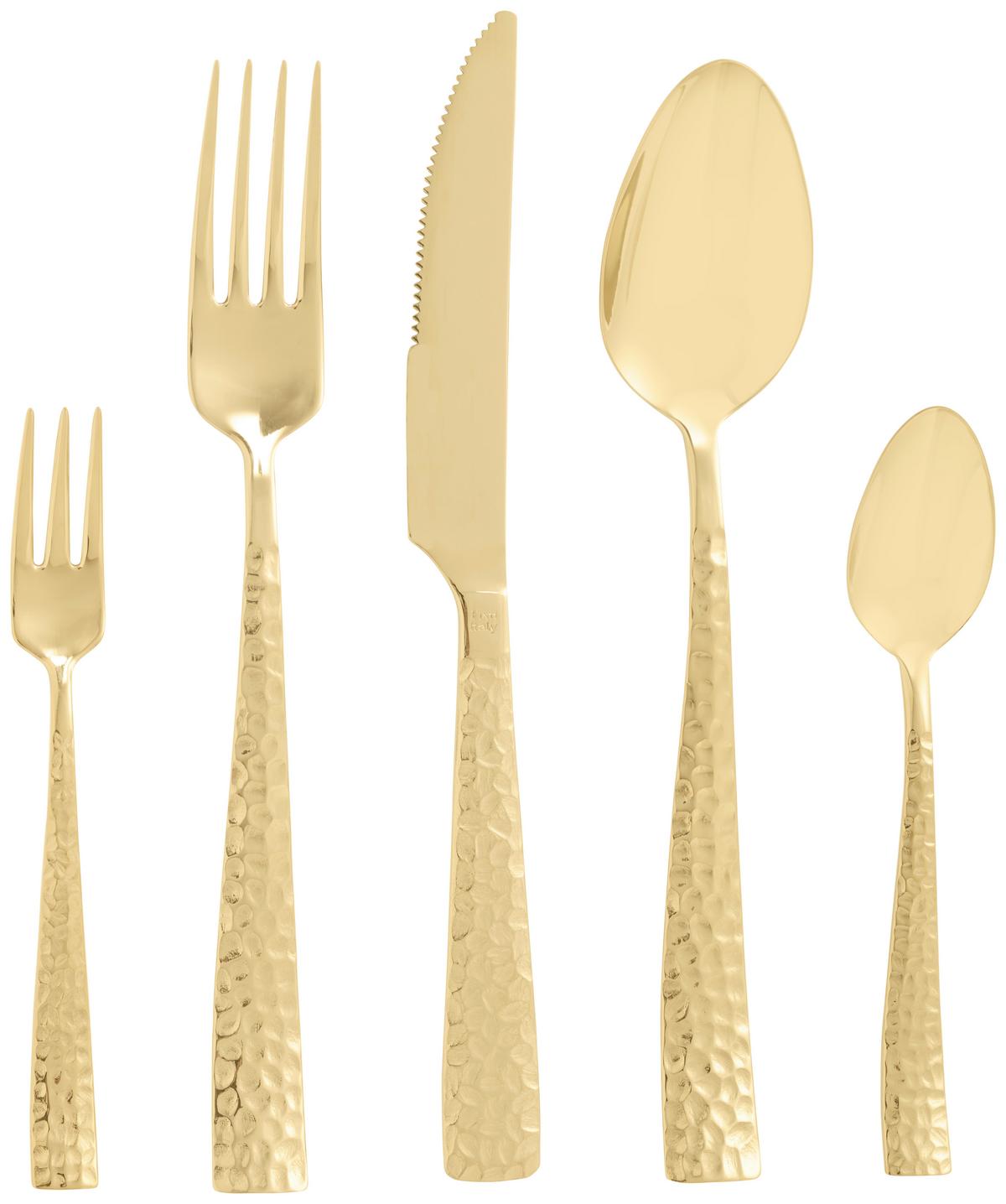 Nůž Gold - barvy zlata, Moderní, kov (22cm)