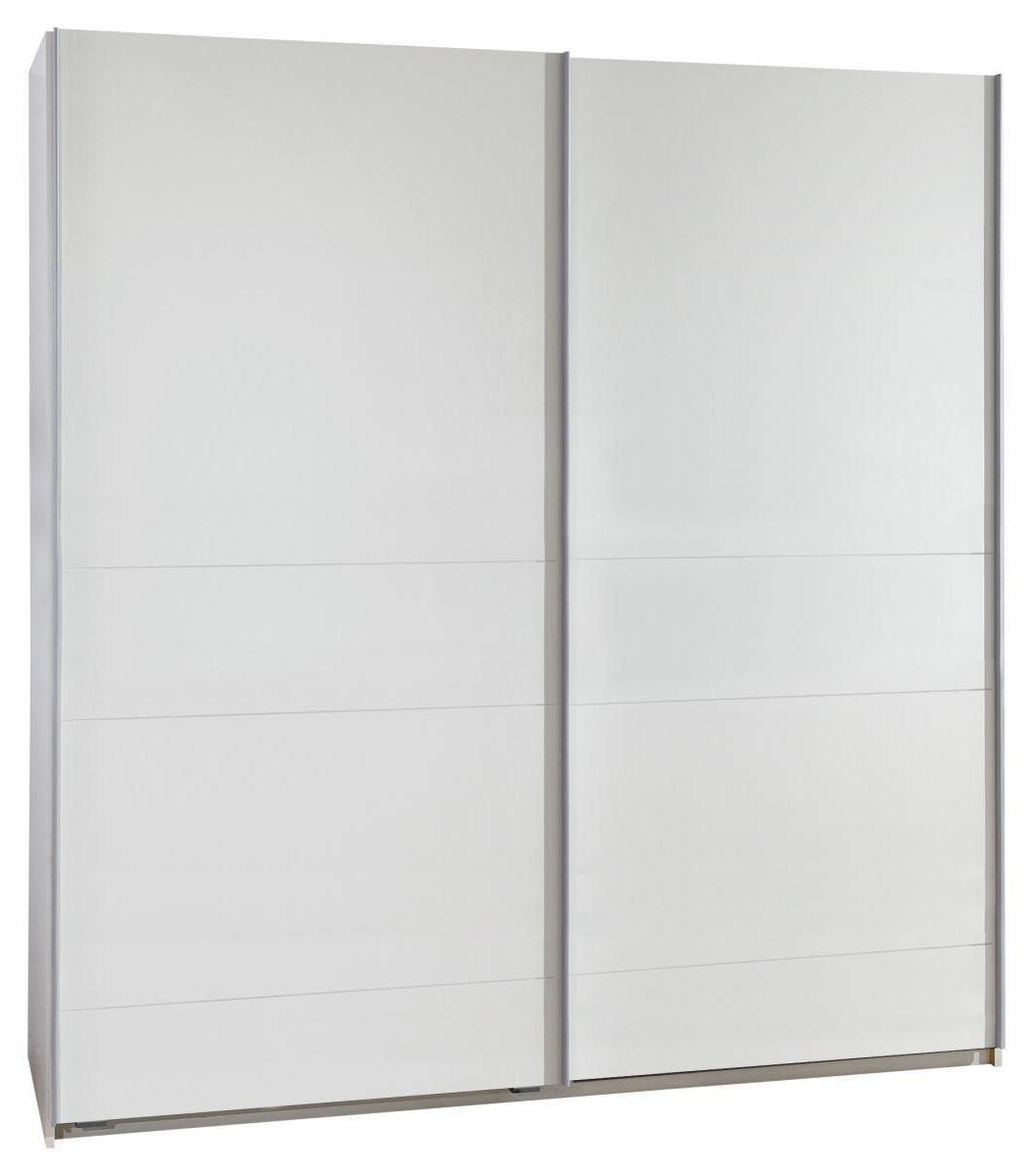 Schwebetürenschrank 180cm Chess, Weiß - Weiß, Design, Holzwerkstoff (180/198/64cm) - MID.YOU