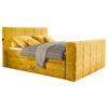 Boxspringbett Mit Bettkasten 180x200 Cm Denver - Gelb, KONVENTIONELL, Textil (180/200cm) - Carryhome