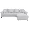 Ecksofa Maureen Hellgrau S: 318x197 Cm - Hellgrau/Schwarz, KONVENTIONELL, Textil (318/197cm) - MID.YOU