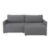 Ecksofa Mit Schlaffunktion Sonos, Anthrazit 228x146 Cm - Ecru/Anthrazit, MODERN, Textil (228/146cm)