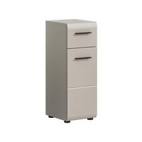 MIDISCHRANK Ice Kaschmir B: 30cm - Kaschmir/Schwarz, Trend, Holzwerkstoff (30/80/30cm) - MID.YOU