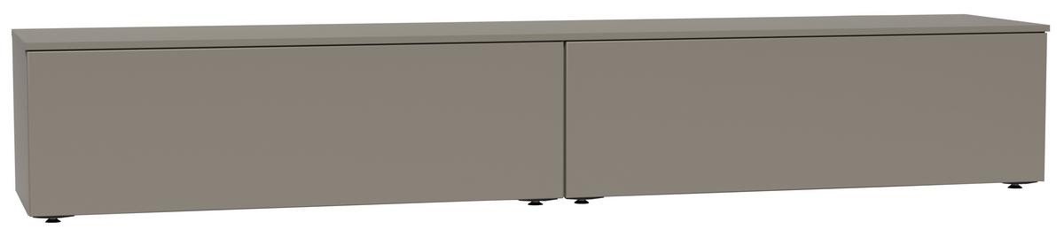 TV-Element Las Vegas Taupegrau B: 240 cm - Taupe, MODERN, Holzwerkstoff (240/36/48cm) - Vertico