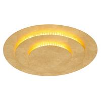 Led-deckenleuchte 48465-24 - Goldfarben, Design, Metall (35/4,7cm) - Globo