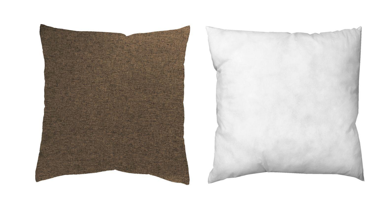 ZIERKISSEN Braun 40x40 cm - Braun, Basics, Textil (40/40cm)