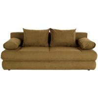 2-Sitzer-Sofa Mit Schlaffunktion Clipso Olivgrün - Olivgrün, Basics, Textil (212/93/90cm) - Ondega