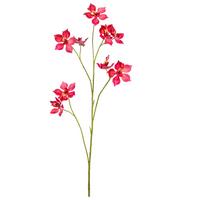 Dekorační větvička PLETIA I - pink/zelená, Konvenční, plast (103cm) - Mömax