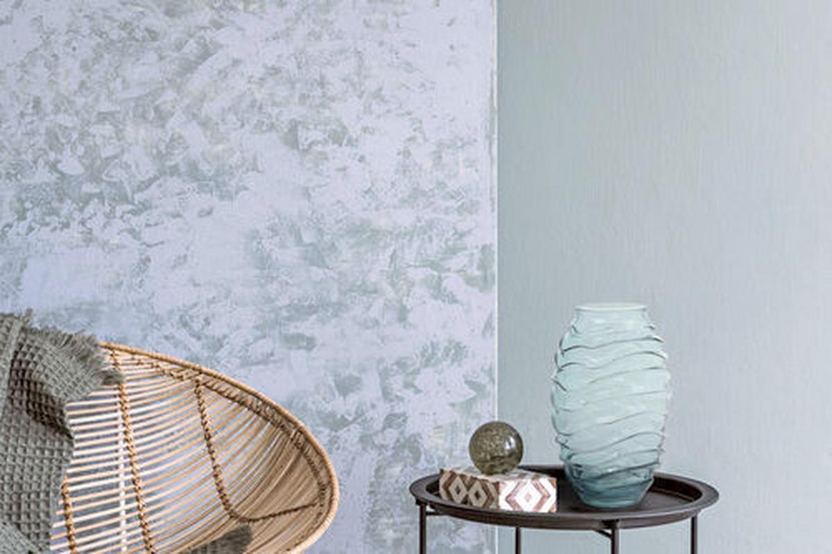 Vase Sidney Bauchig Glas Blau H: 25,5 Cm - Blau, Design, Glas (16/25,5/16cm) - Kayoom