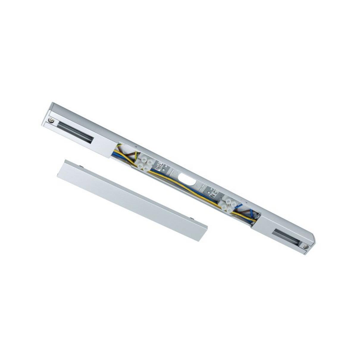 Schienensystem Urail Einspeiser 97765 Chromfarben - Chromfarben, Basics, Kunststoff (30,4cm) - Paulmann