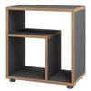 Beistelltisch Zeito Anthrazit/Honigeiche B: 55 cm - Honigeiche/Anthrazit, Design, Holzwerkstoff/Kunststoff (50/55/30cm) - MID.YOU