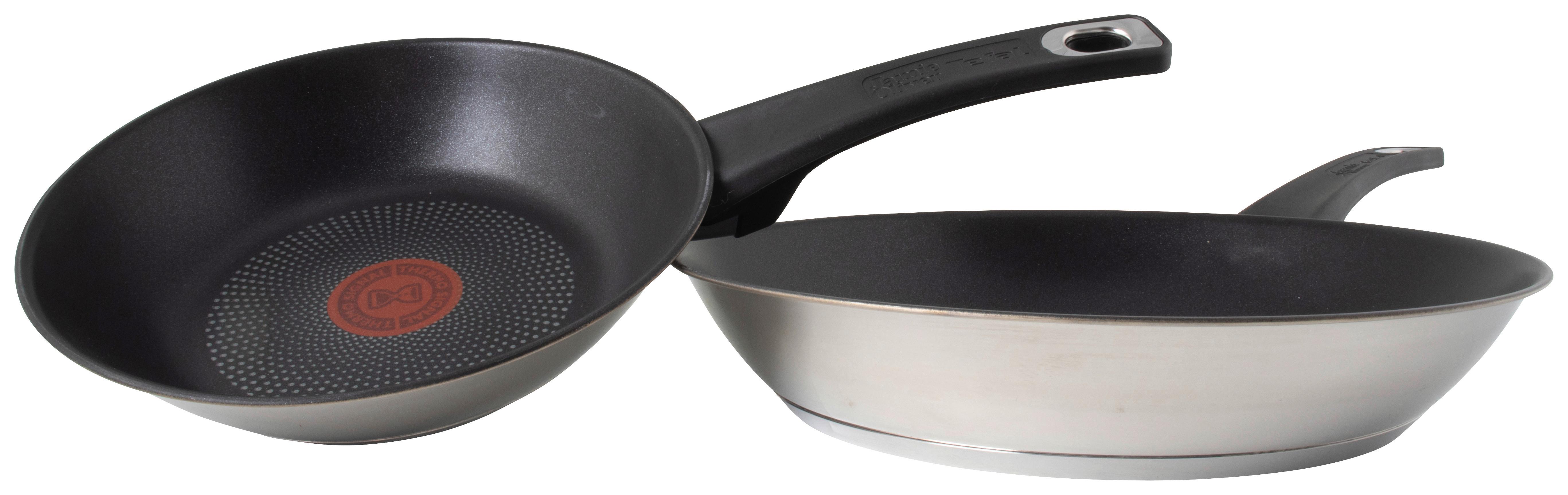 Sada panvíc TEFAL JAMIE OLIVER - čierna, Konventionell, kov (45,8/27,8/12,3cm)