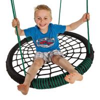 Nestschaukel A188.001.02 - Grün, KONVENTIONELL, Kunststoff/Metall (108/83,5/7,5cm) - Ambia Garden