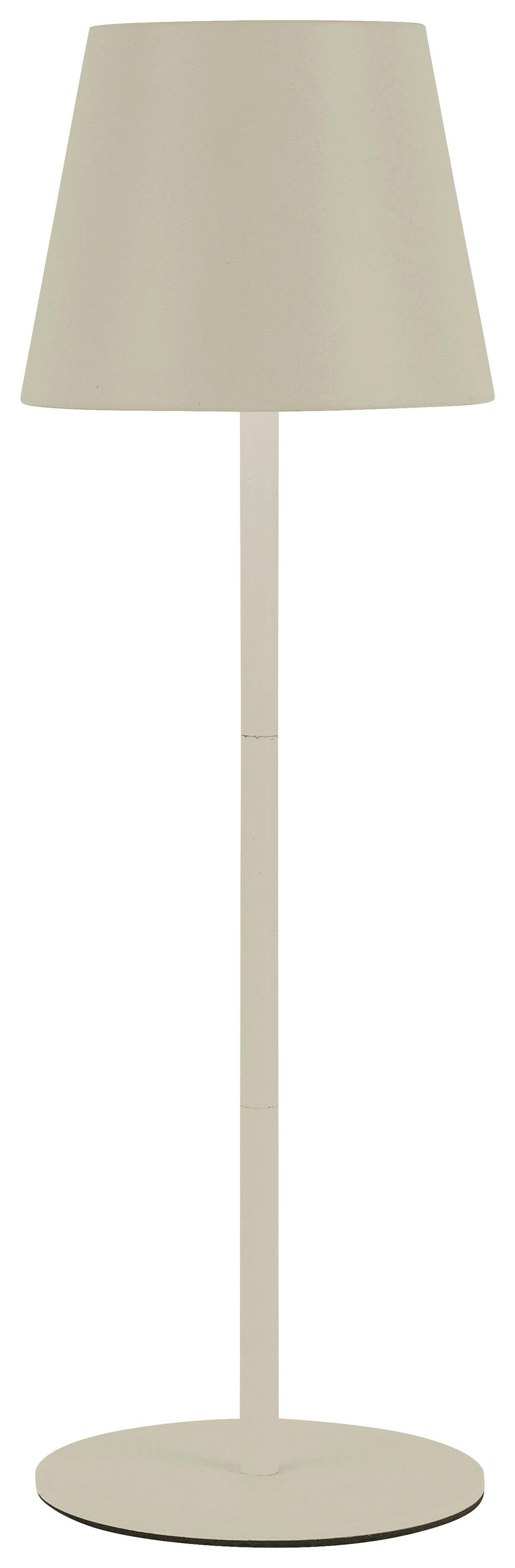 STOLNÍ LAMPA NA BATERIE NOEMI - pískové barvy, Konvenční, kov/plast (10,5/17-36cm) - Mömax